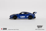 MINI GT #299 LB-Silhouette WORKS GT NISSAN 35GT-RR Ver.2 LBWK Blue