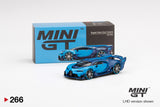 MINI GT #266 Bugatti Vision Gran Turismo Light Blue LHD