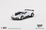 MINI GT #337 Bugatti Centodieci White LHD