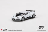 MINI GT #337 Bugatti Centodieci White LHD