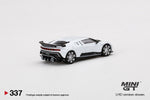 MINI GT #337 Bugatti Centodieci White LHD