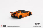 Mini GT #355 LB★WORKS Lamborghini Huracán GT Arancio Borealis