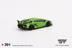 MINI GT #391 Lamborghini Aventador SVJ Verde Mantis
