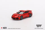 2022 Mini GT #423 Porsche 911 Turbo S Guards Red