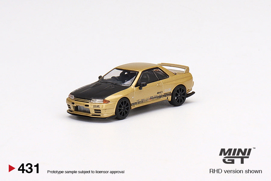 MINI GT VR32 ゴールド MINI GT 1:64 Top Secret Nissan Skyline GT-R VR32 Gold Japan