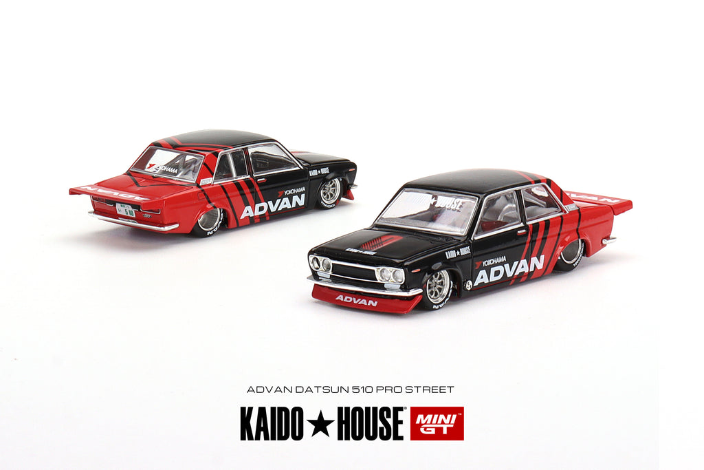 Kaido House x MINI GT Datsun 510 Pro Street ADVAN – J Toys Hobby