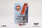 MINI GT #314 1/64 BMW M3 E30 GULF LHD MJ EXCLUISVE BLISTER PACKING