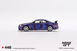 MINI GT #446 Nissan Skyline GT-R (R34) V-Spec II