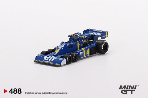 Mini GT #488 Tyrrell P34 #4 1976 Spanish GP