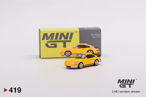 MINI GT #419 RUF CTR 1987 Blossom Yellow