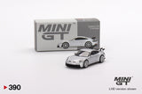 2022 Mini GT #390 Porsche 911 (992) GT3 GT Silver Metallic