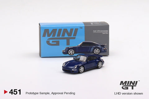 MINI GT #451 RUF CTR Anniversary Dark Blue