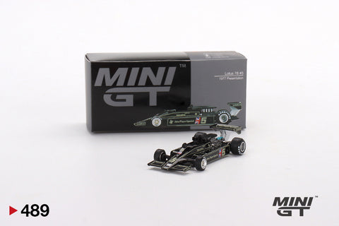 Mini GT #489 Lotus 78 #5 1977 Presentation