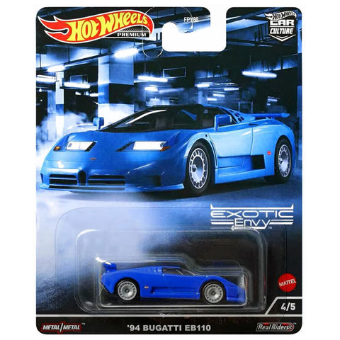 Hot Wheels Premium 2024 Car Culture Exotic Envy Set – 5 Diecast Cars, 1:64 Scale, G Case