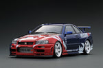 Ignition Model 1/18 IG online shop limited Nismo R34 GT-R R-tune Launch Ver. TAS With Engine