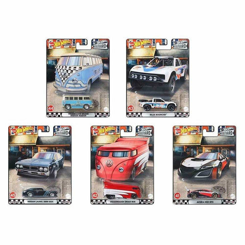 Hot Wheels Premium Boulevard MIX A SET OF 5 NSX VOLKSWAGEN BAJA