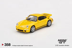 MINI GT #358 PORSCHE RUF CTR Anniversary Blossom Yellow