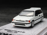 INNO64 HONDA CIVIC Si E-AT WHITE OSAKA JDM W/ EXTRA DECALS AND WHEELS