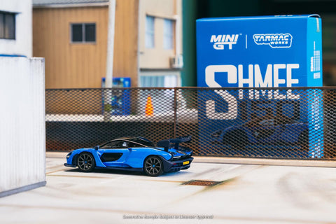 MINI GT x Tarmac Works Shmee 150 McLaren Senna #272 HK  ToyCar Salon Exclusive