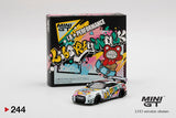 MINI GT 244 LB★WORKS Nissan  GT-R R35 Type 2 Rear Wing ver 3 LBWK Kuma Graffiti