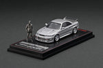 Ignition Model IG 1/64 Nissan Skyline GT-R GTR NISMO 400R R33 Silver With Mr. Matsuda