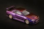 INNO64 1:64 Nissan SKYLINE GT-R R34 V-SPEC II Midnight Purple