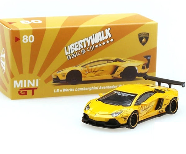 MINI GT (Never Released) #80 TSM Lamborghini Aventador Volcano