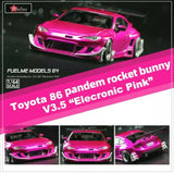 Fuelme 1/64 Toyota 86 ZN6 Rocket Bunny V3.5 Electronic Pink