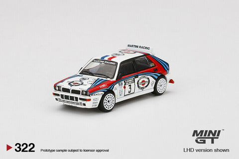 Mini GT #322 Lancia Delta HF Integrale Evoluzione Martini LHD