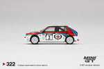 Mini GT #322 Lancia Delta HF Integrale Evoluzione Martini LHD