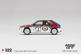 Mini GT #322 Lancia Delta HF Integrale Evoluzione Martini LHD