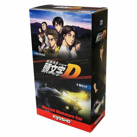 Kyosho 1/64 Initial D Legends 3 new Theatre version Set of 4