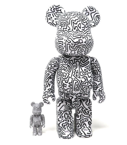 Medicom Beabrick x Keith Haring #4 BE@RBRICK 100% & 400% Set