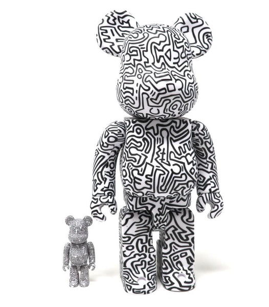 Medicom Beabrick x Keith Haring #4 BE@RBRICK 100% & 400% Set – J