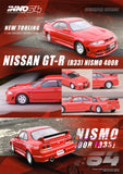 INNO64 1/64 NISSAN SKYLINE GT-R R33 NISMO 400R RED RHD