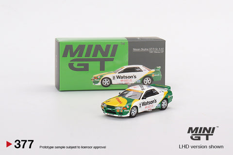 MINI GT #377 Nissan Skyline GT-R (R32) Gr. A #2 1991 Macau GP