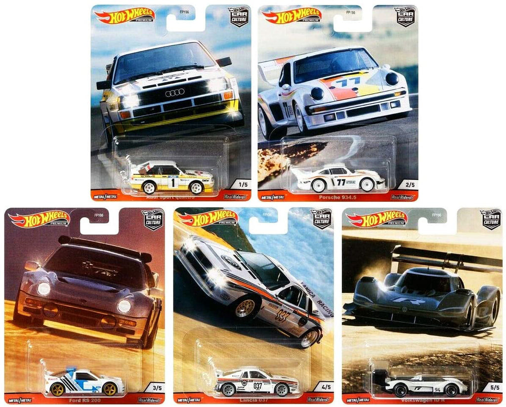 Hot Wheels Premium 2020 Car Culture Thrill Climbers Set of 5