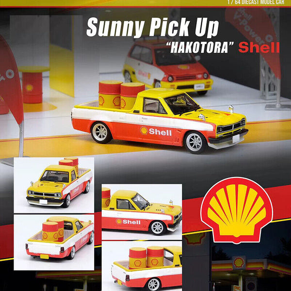 Amazon | INNO64 シェル 日産 サニー 箱トラ ミニカー SHELL
