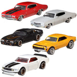 HOT WHEELS 2019 Fast & Furious 1/4 Mile Muscle Set of 5 Cars