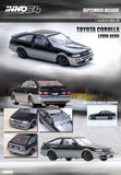 INNO64 1/64 TOYOTA COROLLA LEVIN AE86 BLACK GREY