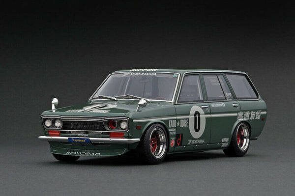 Ignition Model 1/18 IG Datsun Bluebird (510) Wagon Green Jun