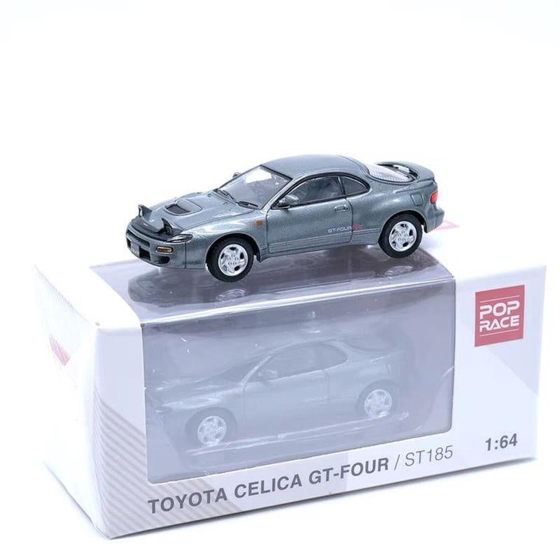 POPRACE1/64トヨタセリカGT-FOURST185グレーメタリック完成品