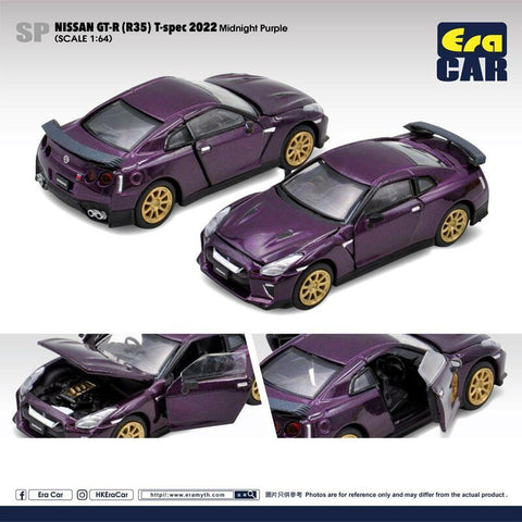 ERA CAR 1:64 #SP NISSAN GT-R R35 T-Spec 2022 Midnight Purple