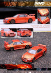 INNO64 NISSAN SKYLINE GT-R R34 R-TUNE ORANGE METALLIC