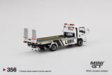 MINI GT 356 Isuzu N-Series Vehicle Transporter LBWK White RHD