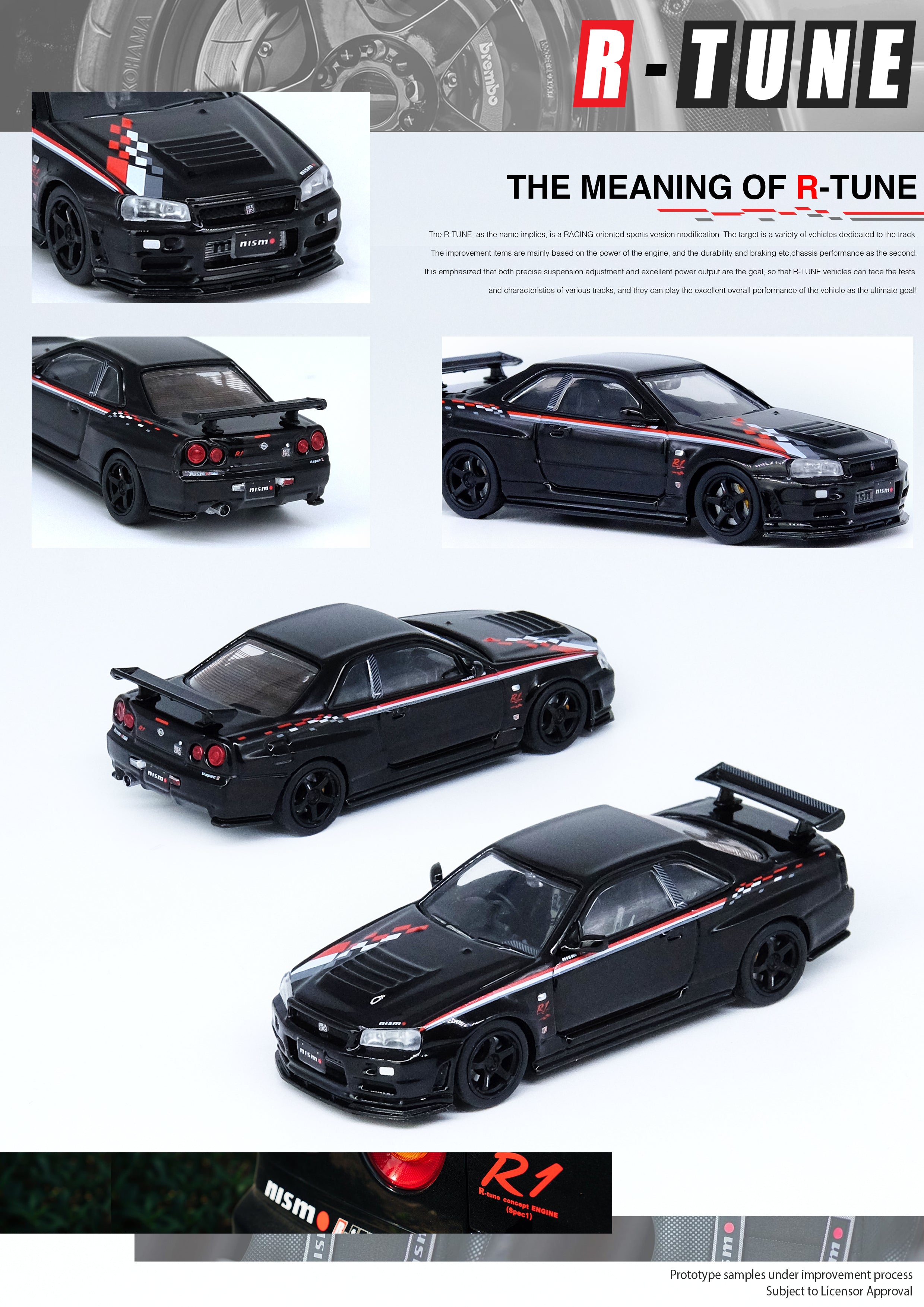イノモデルズ 1/64 日産　スカイライン　GT-R R34 ニスモ　Rチューン Nissan Skyline GT-R R34 (Nismo R-Tune) | Inno 64 Collectible
