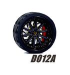 Alloy Wheels Pack with Rubber Tires 1/64 [D012A]