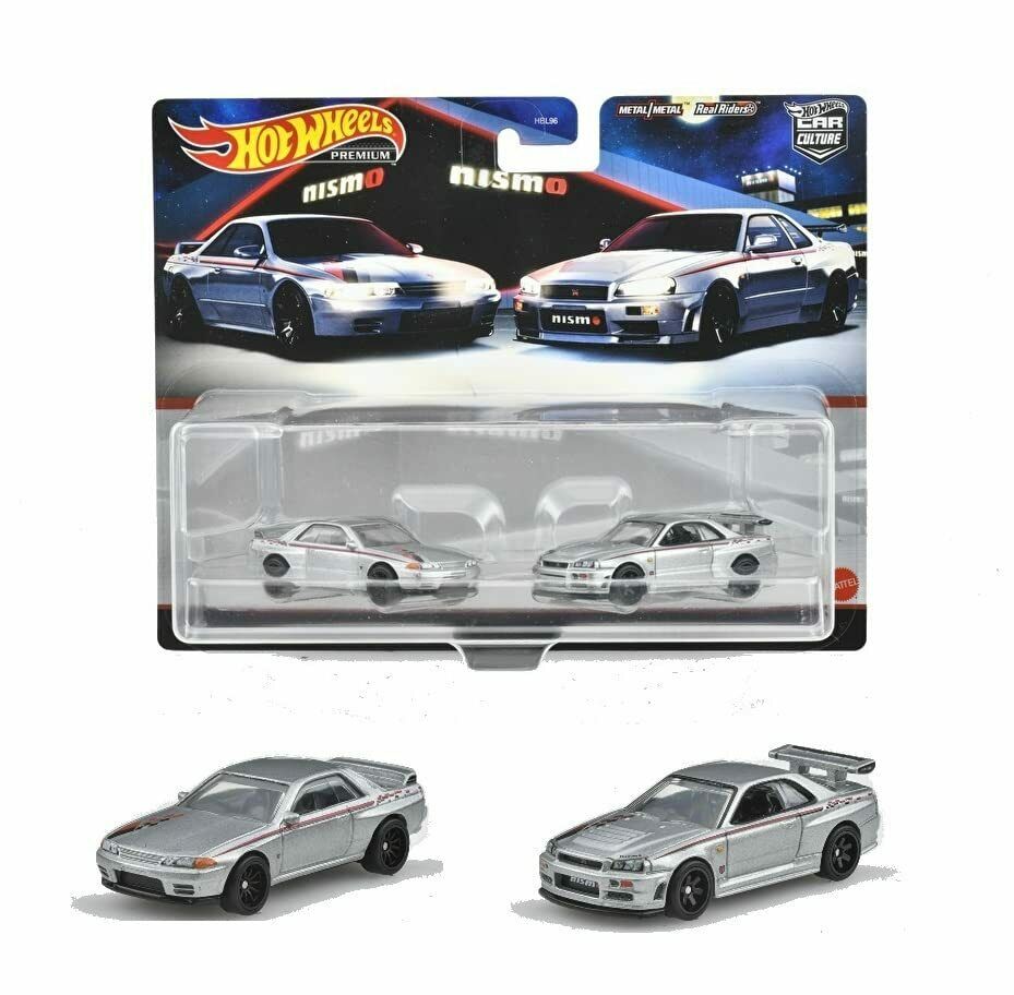 NEW 2022 Hot Wheels PREMIUM 2 PACK NISSAN SKYLINE GT-R NISMO