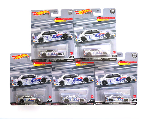 Hot Wheels Deutschland AMG Mercedes 1994 Benz C-Class DTM D2 Set of 5