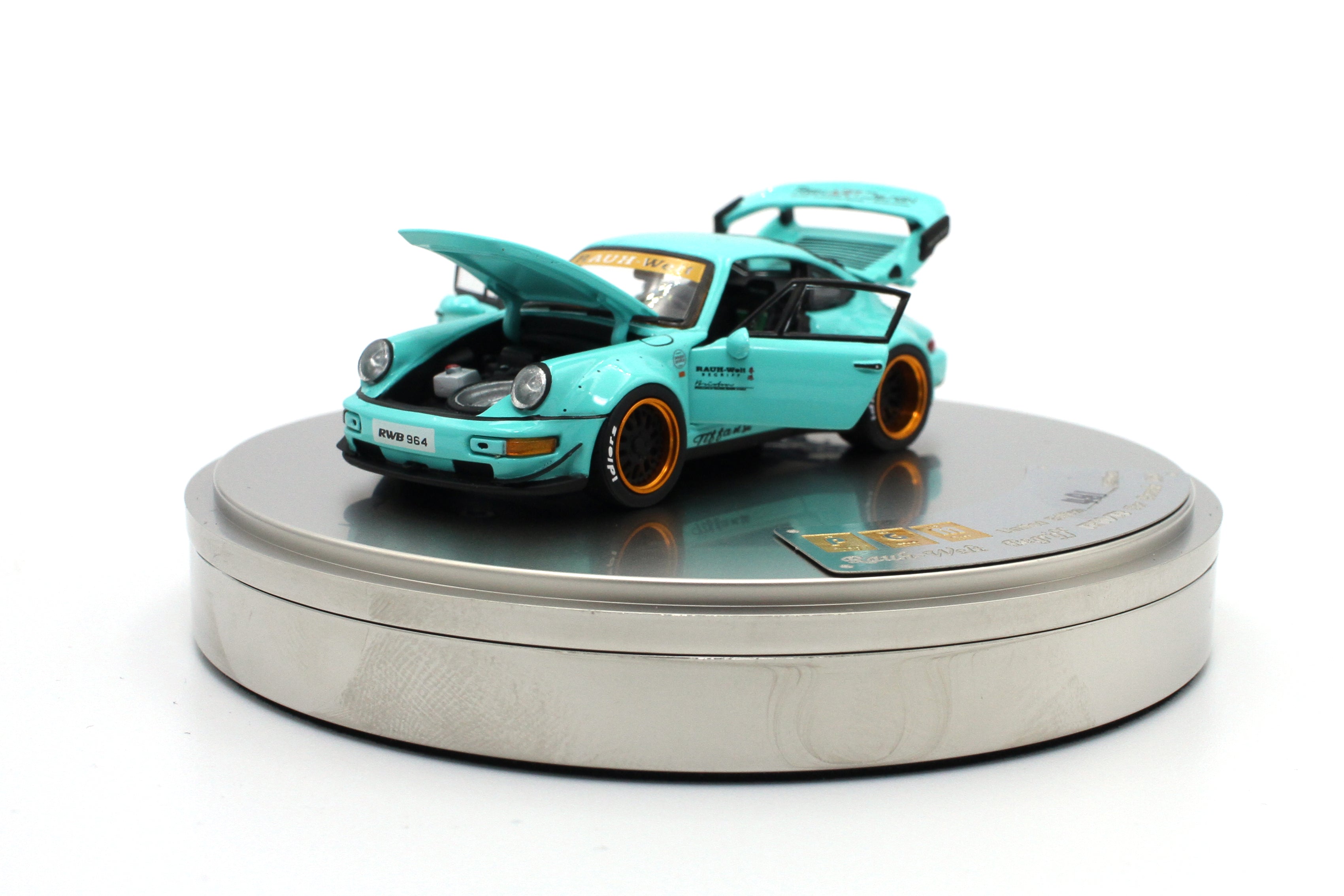 ミニカー PGM 1/64 RWB White/Blue #1.2 porsche 964 New 1:64 Diecast Model PGM Porsche RWB 964 Rothmans #1 Blue